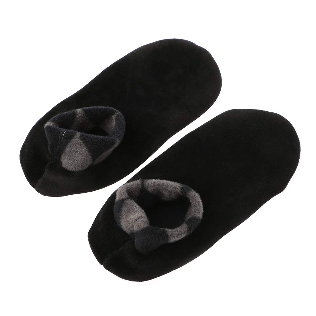 seeyouagan Men Thicken Winter Warm Boat Socks Non Slip Elastic Indoor Floor Socks Slipper
