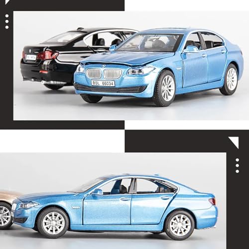 Image of DARVICE 132 Diecast Toy Car for Kids Model BM 535i Sport Diecast Metal Toy Car for Kids Light Sound Pullback Openable Door