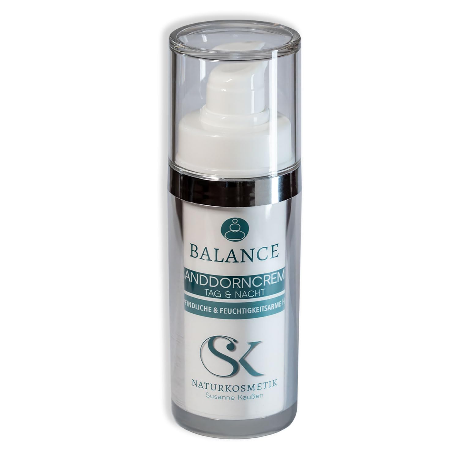 SK Naturkosmetik BALANCE Sanddorncreme Tag & Nacht – reichhaltige Gesichtscreme mit Sanddornöl, Vitamin C, B12, Hyaluron & Parakresse | Schutz & Pflege für empfindliche, strapazierte & reife Haut
