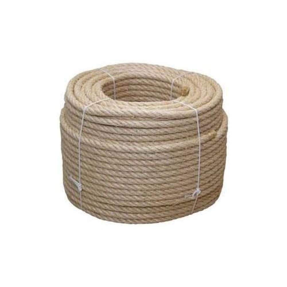 Cofan 08101058 Cuerda de sisal de 4 Cabos, 8 mm x 100 m