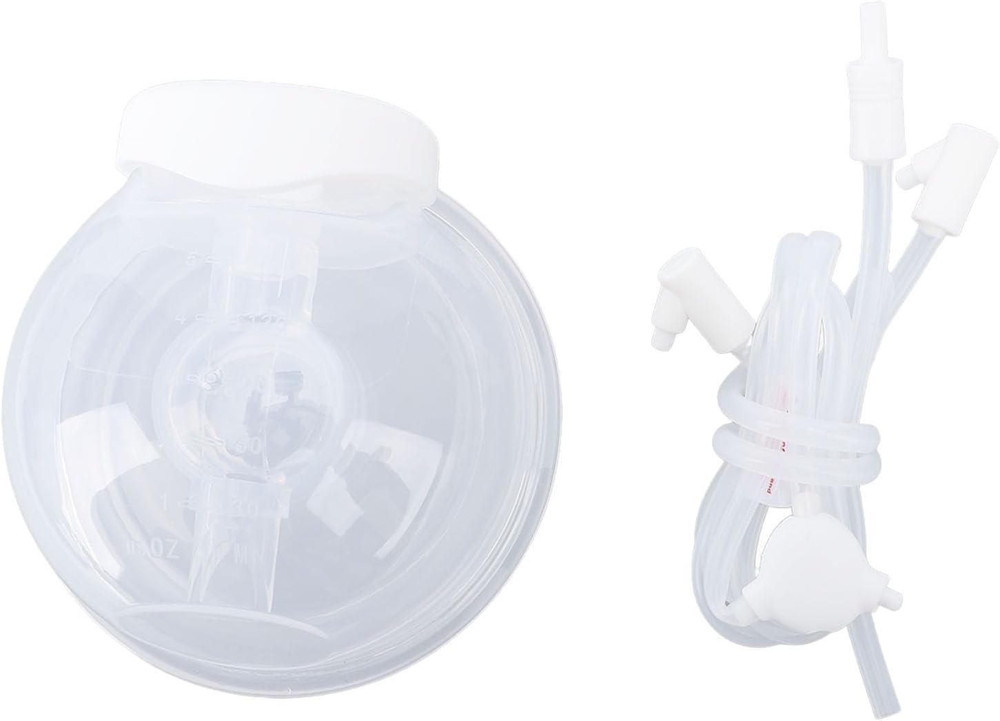 Milk Collector for Breastfeeding Portable Electric Milk Catcher Innovative Design Wearable Lightweight Hands Free Pump Accessories for Nursing Mothers PP Silicone 150ml 4.13in