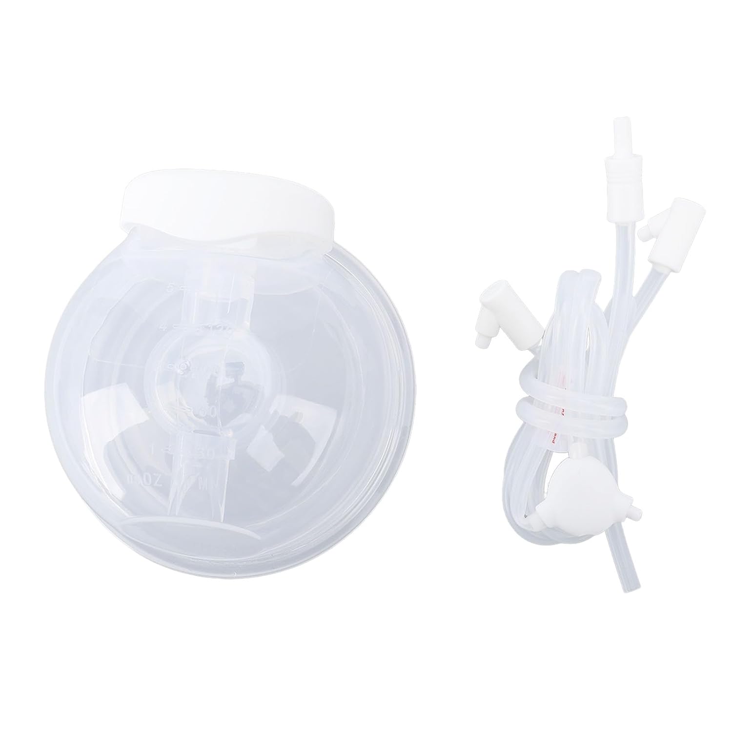 Naroote Wearable Milk Collection Cup, Hands Free Breast Milk Collector Cup Prevents Leakage, Portable Silicone Catcher with Comfortable Design, for Breastfeeding Moms