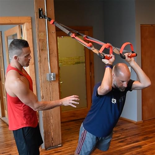 Image of Lifeline Jungle Gym Fitness Suspension Systems and Resistance Training Metal Mounts , Black