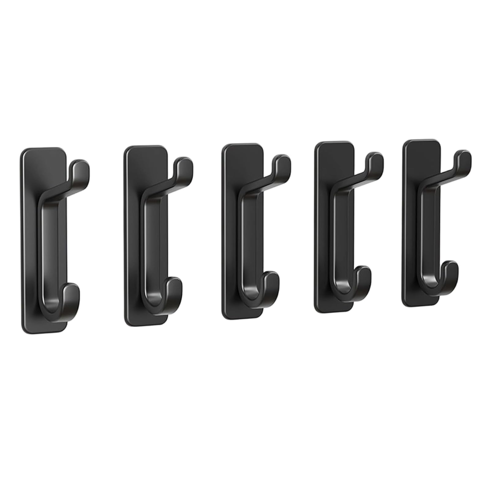Zxfdsfdbnm Space Saving Stick on Hooks 5Pcs Bundle Metal Hangers for Organizing Clutter in Bathrooms Kitchens and Garages Rustless Hooks