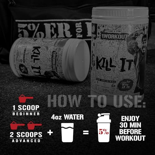 Image of 5% Nutrition Kill It Pre Workout Powder with Creatine (Blueberry Lemonade)