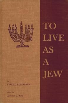 Hardcover To Live as a Jew Book