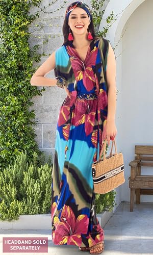 Image of KOH KOH Womens Long V-Neck Grecian Goddess Wedding Guest Maxi Dress Gown