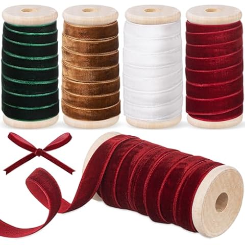 Chuangdi Christmas Velvet Ribbon Set Cover