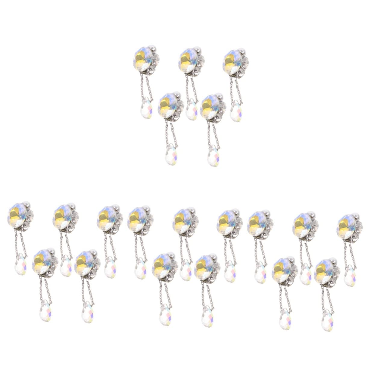 VALICLUD 4 Set Decorazione Con Ciondolo Gioielli Per Realizzare Gemme Da Salone Accessori Per Manicure E Unghie Ciondoli Cristalli Artistici Smalto Per Unghie Ciondoli 5 pezzi*4