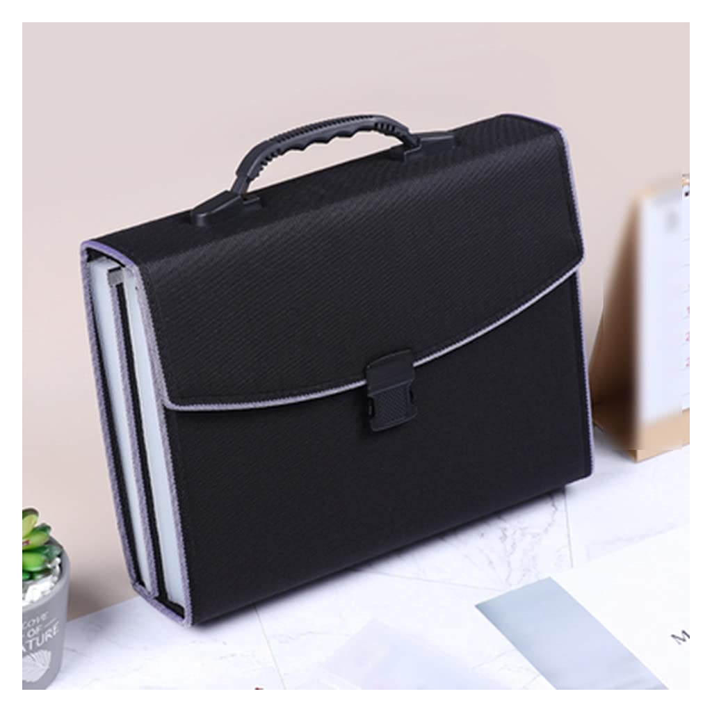 Carpetas de plástico, Carpeta de documentos, Organizador de recibos de documentos de papel de facturas de plástico, Maletín con bolsa for documentos resistente al agua A4 de 13 bolsillos (C (Color :