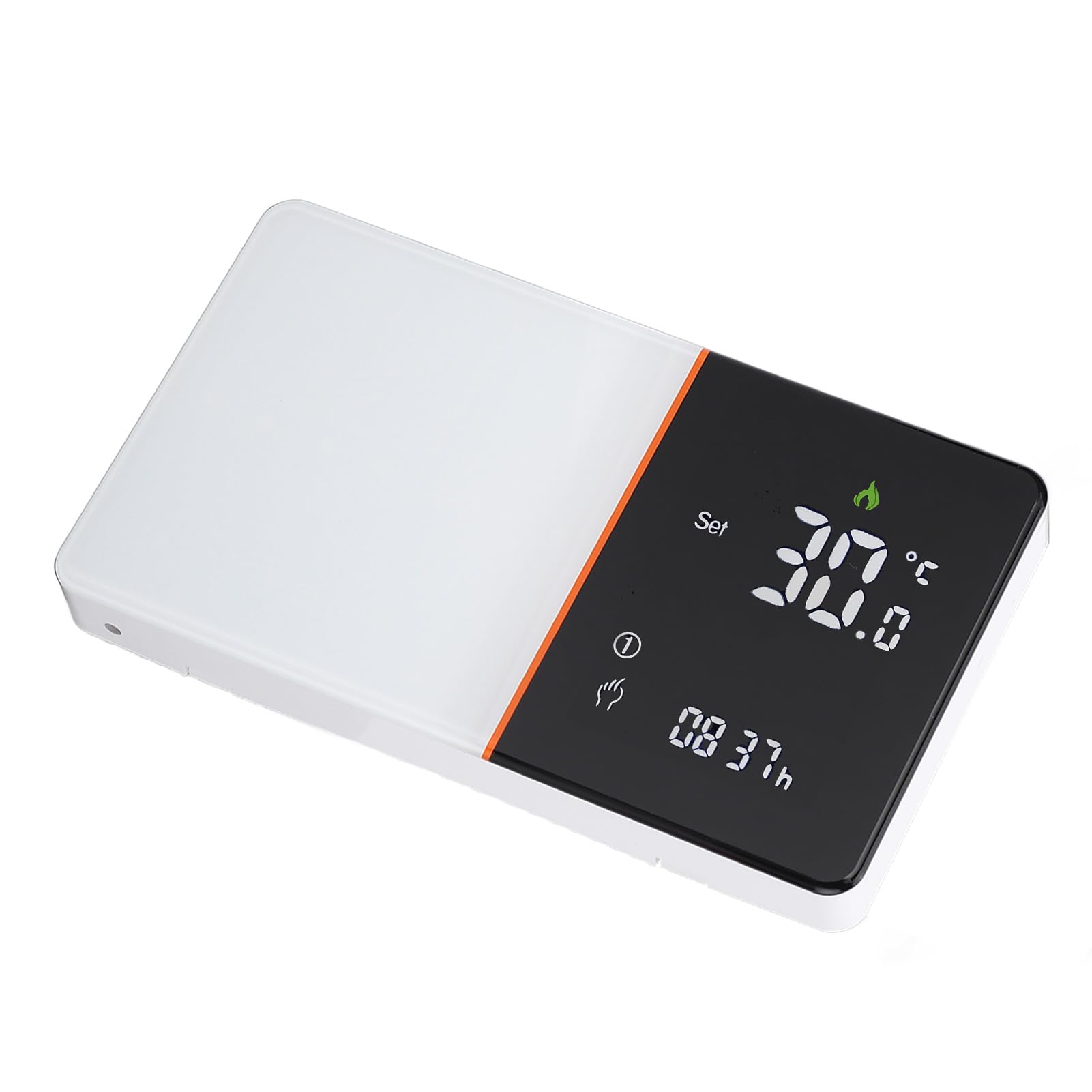 Jeffergarden Termostato Regolatore Intelligente della Temperatura per Riscaldamento a Pavimento, Schermo LCD Touch Control Display Digitale per la Casa 5+1+1 Timer Programmabile, Schermo LCD