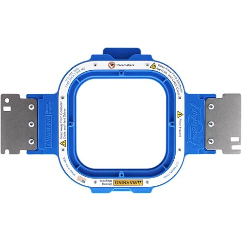 Mighty Hoop Magnetic Embroidery Frame for Poolin Multi-Needle Embroidery Machines, 5.5x5.5 Inch, Quick Magnetic Hoop System