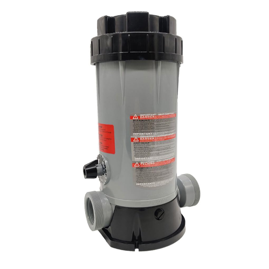 CL-200 Alimentador químico automático Dispensador de Cloro a Prueba de Agua a Prueba Fugas Dispositivo dosificación Resistente al Desgaste para Piscina sobre el Suelo