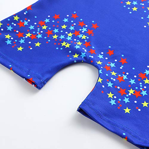 HOZIY Girls Gymnastics Leotards for Kids Tumbling Outfits Biketard Sparkle Adorable Pattern
