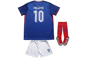 Official Kylian Mbappé Jersey for Kids 10-12