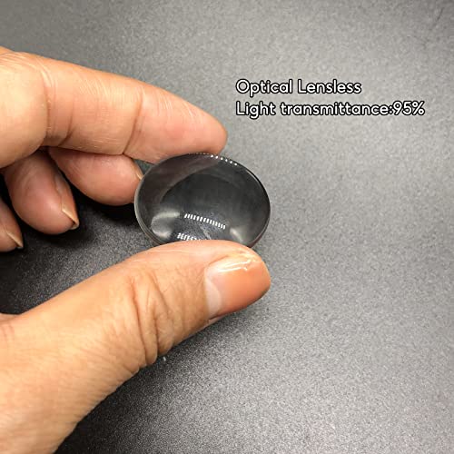 Image of 5PCS X Optical Glass Lens Without Edge Dameter 19.3MM Flat-Convex Lens, Focusing LED Convex Lens (Φ19.3mm*H4.5*F37)