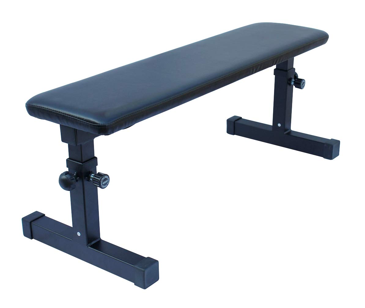 KLB Sport Height Adjustable Utility Flat Weight Bench medium black