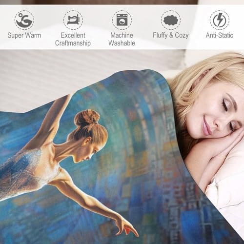 Couverture flannel polaire de haute qualité, modèle Ballet doux et résistant