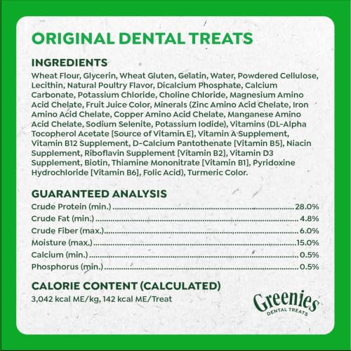 Greenies Large Natural Dental Dog Treats, Original Flavor, 12 Count - image 3