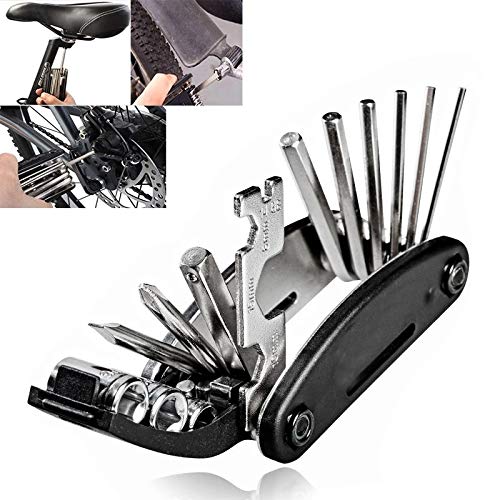 Enchufe portátil para Bicicleta de montaña, Llave Multiusos, Destornillador Multiherramienta para Bicicleta, Motocicleta, Bicicleta, Allen Fix Touring Pocket