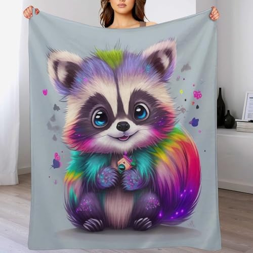 Couverture de canapé Raton Laveur pour des soirées cocooning et douillettes - 2