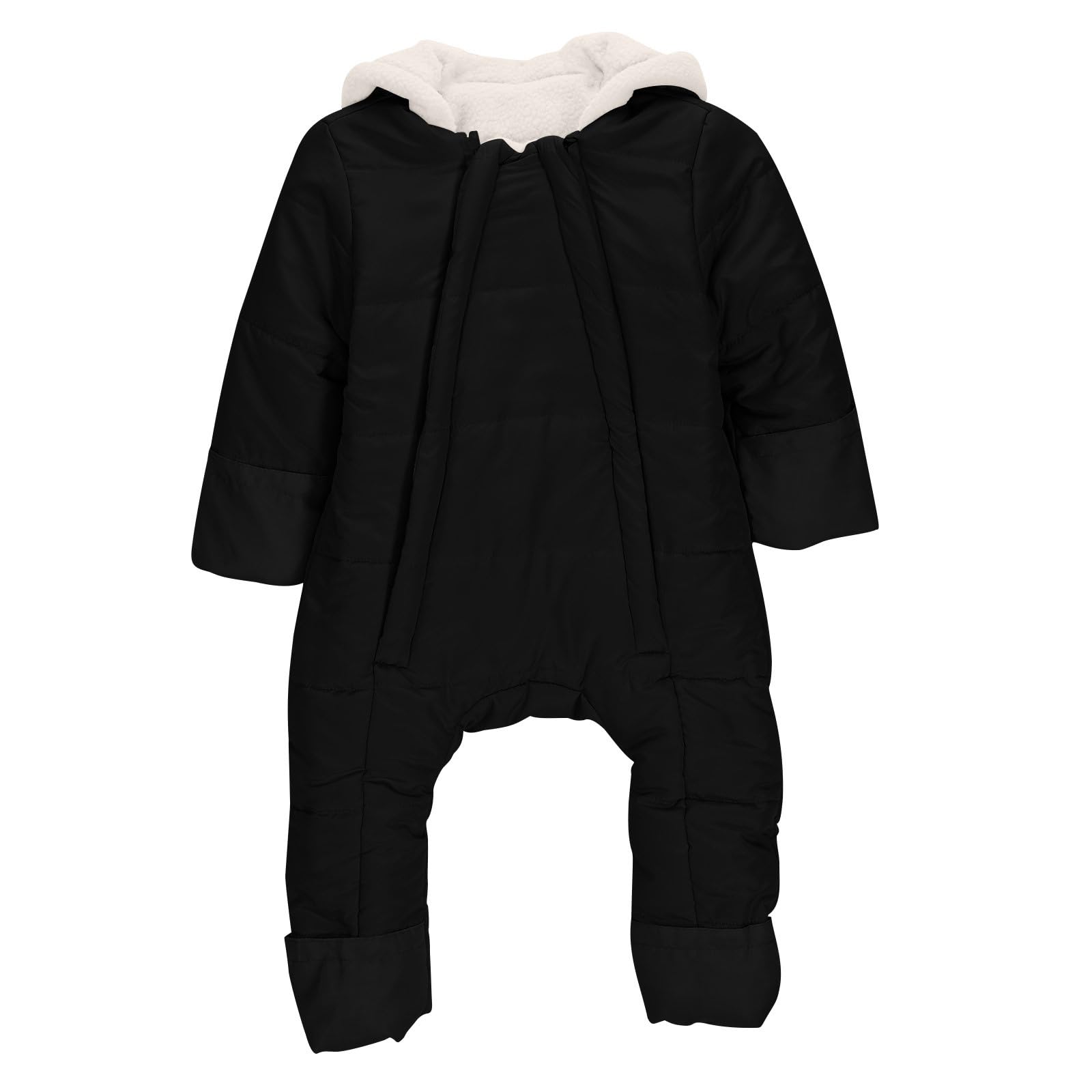 Combinaison Ski Enfant Garçon à Capuche Imperméables Coupe-Vent Vêtements de Ski Fille Noel Combinaisons en Polaire de Neige Hiver Chaude Salopettes Veste Snowsuit Jumpsuit de Sports 0-3 ans