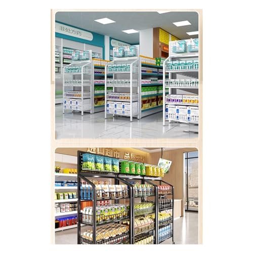 Organizador de bocadillos vertical para optimizar tiendas pequeñas 6