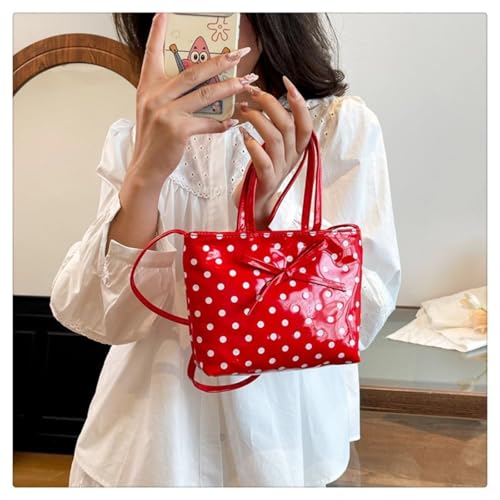 Bolso tote pequeño polka dot para mujer miniatura 3