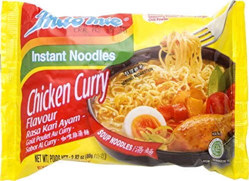 Indomie Mi Goreng Chicken Curry, 2.82 oz (Pack of 4)