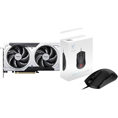 MSI GeForce RTX 5060 Ti 8G VENTUS 2X OC PLUS + MSI ゲーミングマウス GM100