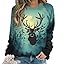 Moose Forest Halloween Dark Green