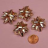 Gold Metallic Confetti Bows, 1