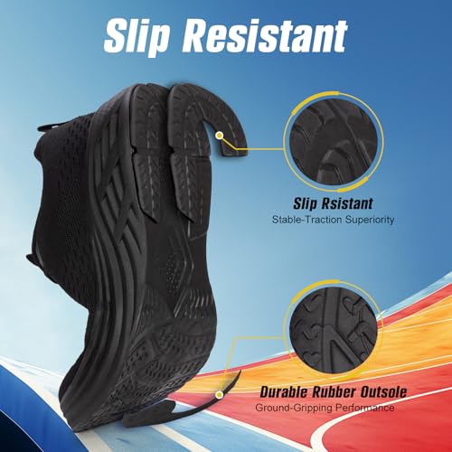 Wide Toe Box Shoes Women Sneakers Extra Wide Width Arch Support Non-Slip Tennis Athletic Ultralight Running Shoes for Women Walking Diabetic Plantar Fasciitis Footwear 6-123