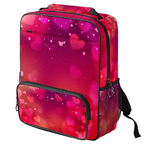 Sac de travail tendance à motif cœur rose, le compagnon idéal de vos journées de bureau