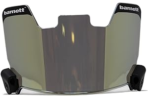 Barnett Sports Football Eyeshield Visor, Revo Gold, Eyes-Shield