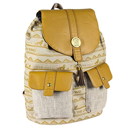 CERDÁ LIFE S LITTLE MOMENTS: Mochila Casual Travel Rey Leon de Color Amarillo   37 cm