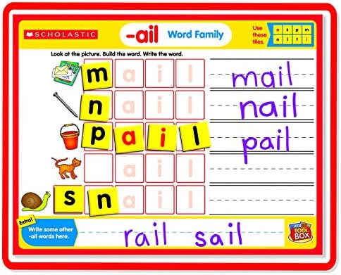 Magnetic Mats: Word Families: K-2 for Ages 4 and up (Little Red Tool Box: Literacy Manipulatives) Office Product โ 1 Mar. 2007