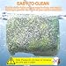 MECESOR Heated Reptile Hideout Cave with Basking Rock, Resin Habitat Decor for...
