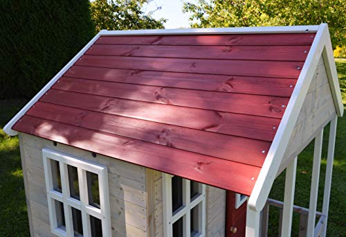 Wendi Toys Casetta per Bambini in Legno all'aperto...