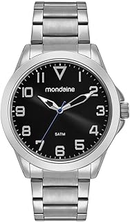 Relogio mondaine masculino ref: 32605g0mvne2 casual prateado