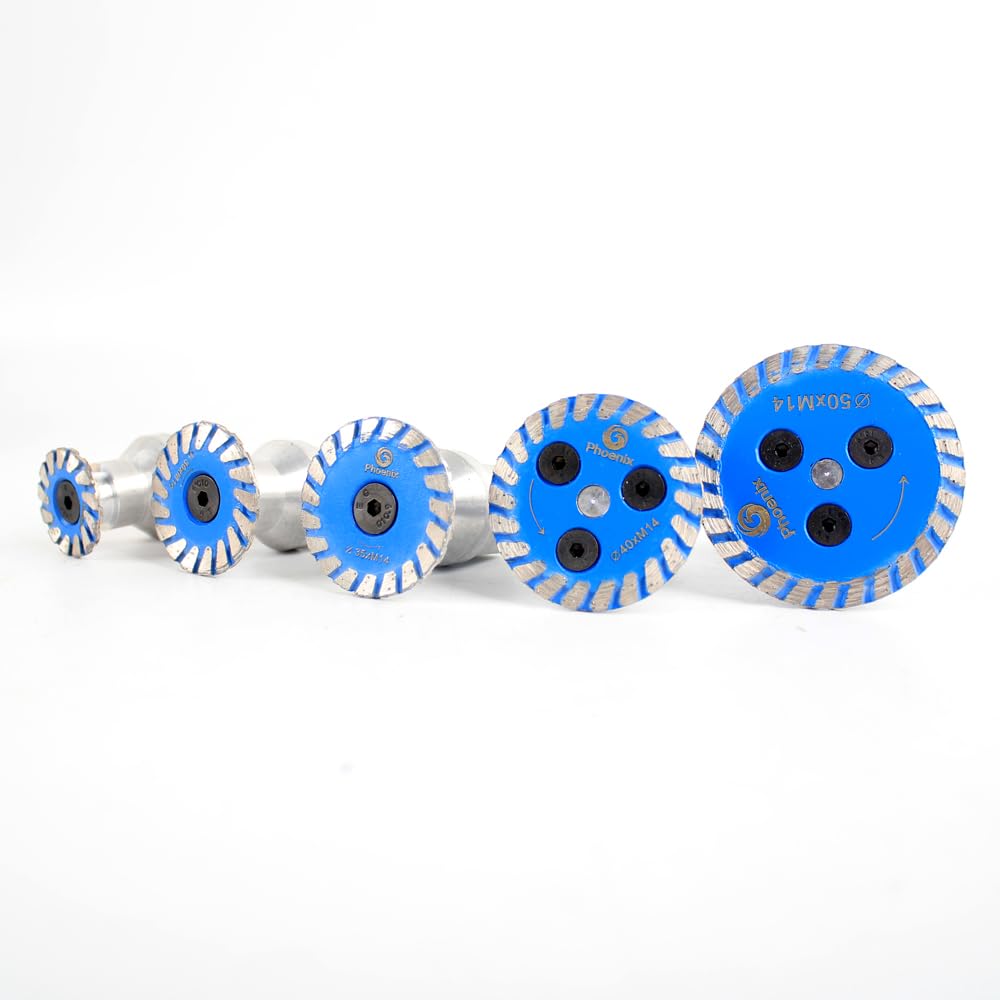 Klenbo 30mm Mini Diamond Saw BIade with Removable M14 FIange for Tile Granite Marble Stone Mini Diamond Cutting Disc Blade - Image 4