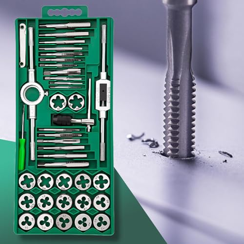 Reparación de roscas dañadas con kit métrico de 40 piezas 4