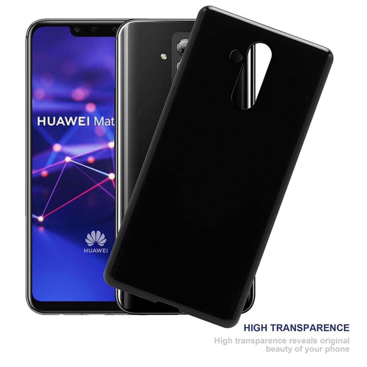 CADORABO Custodia Compatibile Con Huawei Mate 20 Lite In Nero