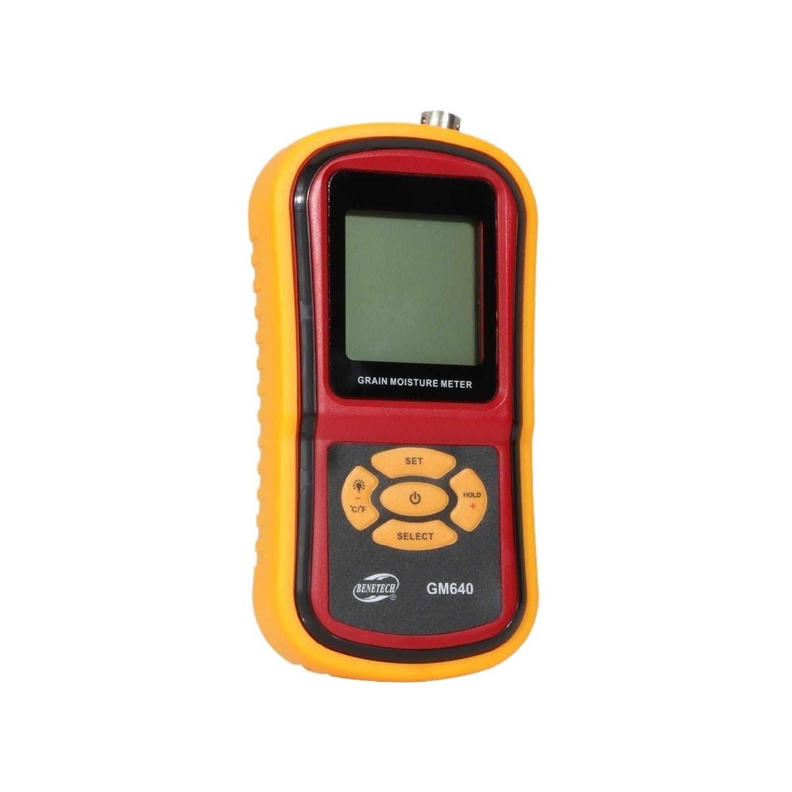 JVDDI Digital Grain Moisture Meter With Measuring Probe Portable LCD Hygrometer Humidity Tester For Corn Wheat Rice