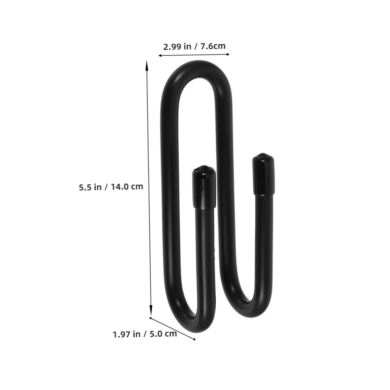 Gancho de Pared para Tabla de Surf Colgador Retráctil Negro
