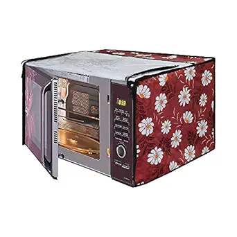Lithara Printed Waterproof Microwave Oven Cover for Samsung Microwave Oven Cover 20 litre GW732KD-B/XTL | Sams08 (Multicolor)