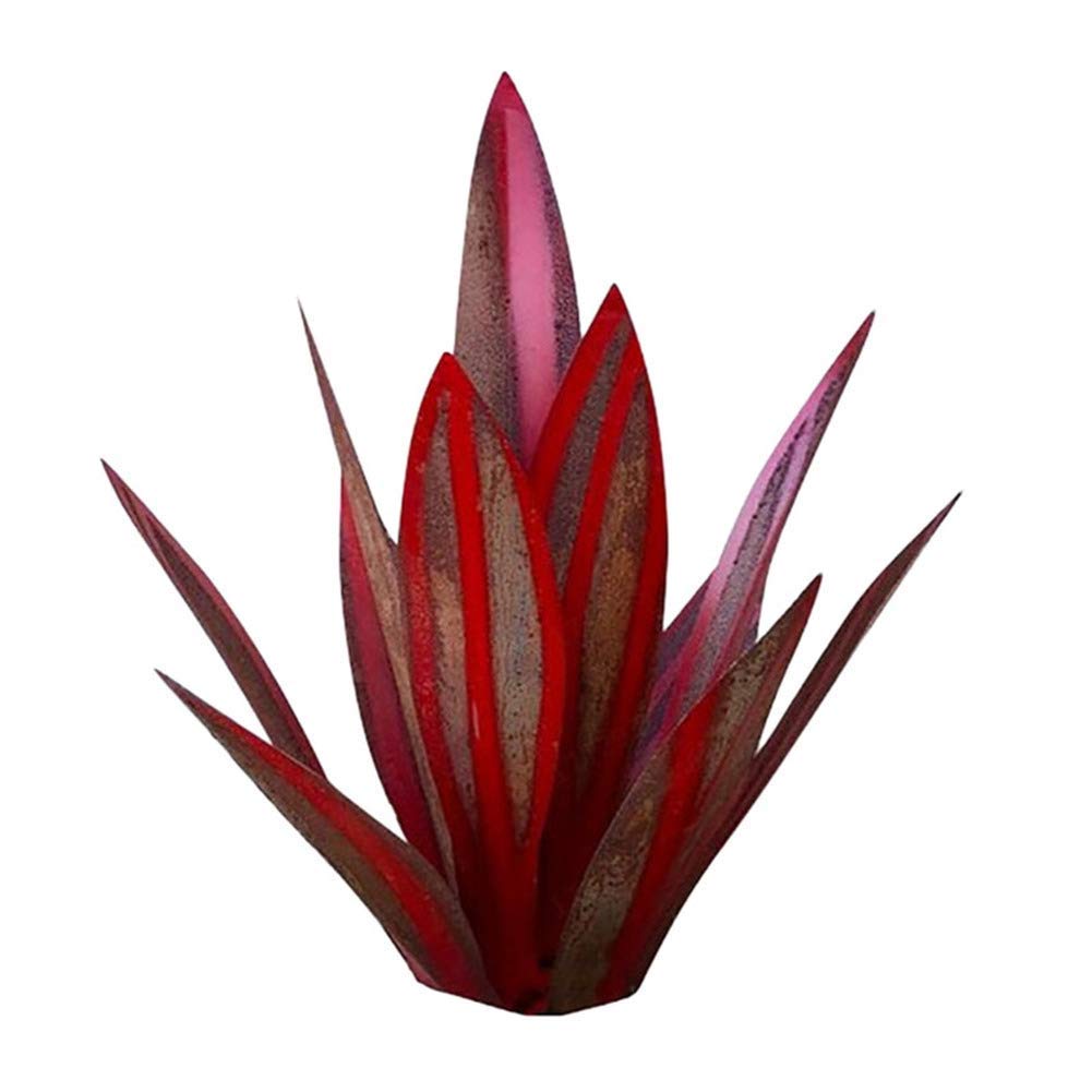 Tequila Scultura rustica, statuetta di agave in metallo fai da te, per esterni, patio, cortile, decorazione da giardino, ornamenti da giardino, regali