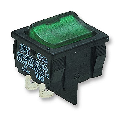 Amazon.com: Arcolectric (Bulgin Limited) Rocker Switch, Dpst, 10A ...