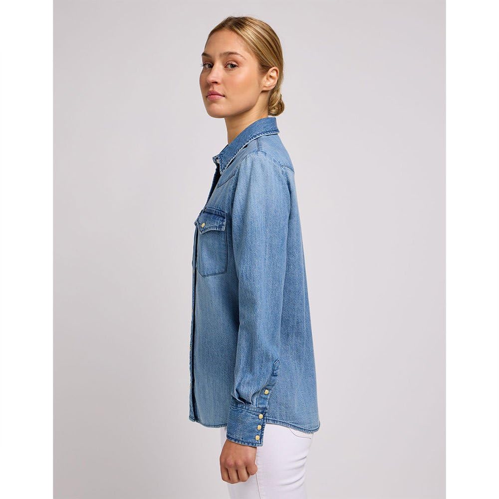 Lee - Bluse Damen - Regular Fit - Regular Western Shirt - Through The Woods