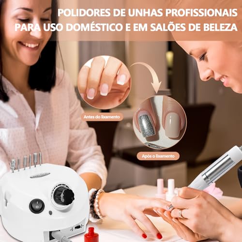 Motor de Unha, Lixa de Unha Eletrica,110V-220V, Lixa Eletrica para Unhas, Lixadeira de Unha, Motor P